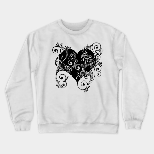 love heart Crewneck Sweatshirt by carismashop